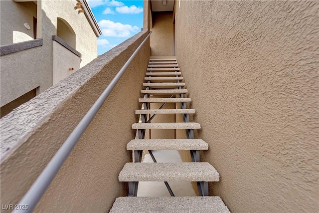 view of staircase