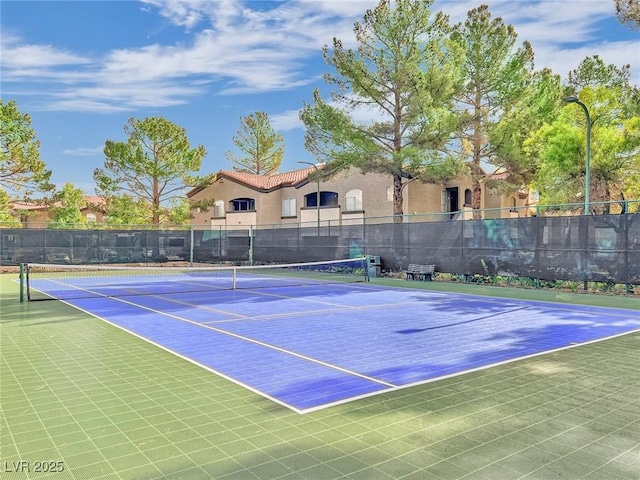 view of sport court