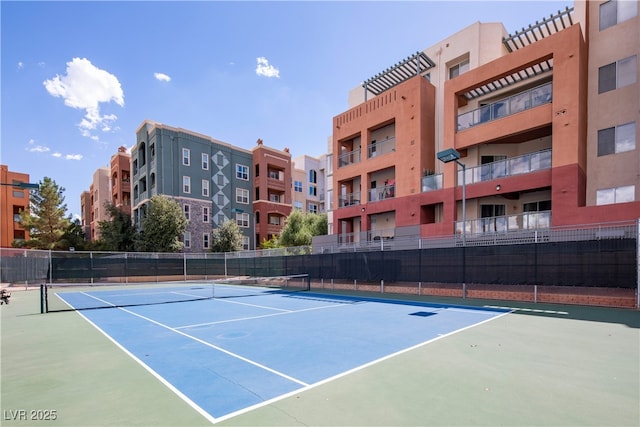 view of sport court with basketball court