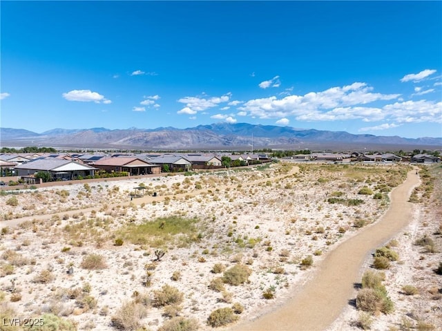 mountain view featuring a residential view