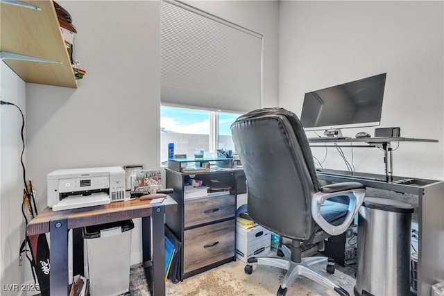 4267 E Highvale Ct, Pahrump, NV 89061 - office area featuring concrete flooring