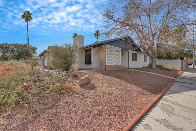 view of ranch-style home