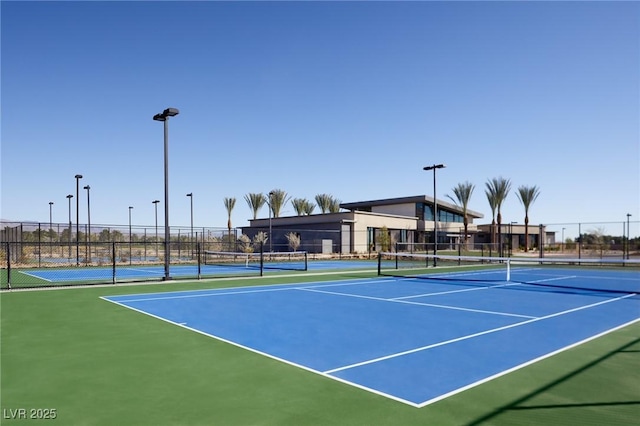 view of tennis court