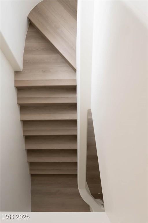 74 Innisbrook Ave, Las Vegas, NV 89113 - staircase with wood finished floors