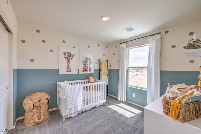 bedroom with carpet floors