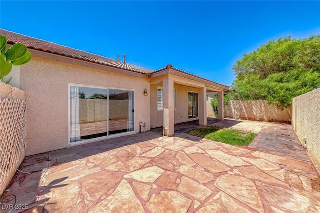 view of patio / terrace featuring a fenced backyard