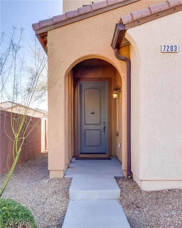 view of property entrance