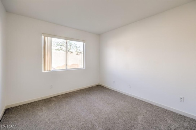 spare room with carpet floors