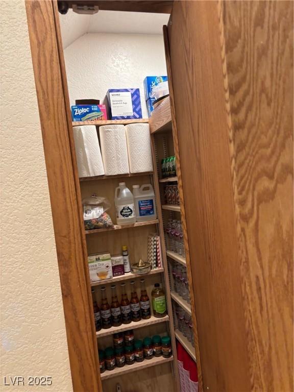 view of pantry