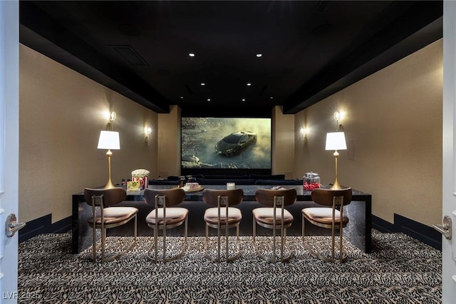 view of home theater