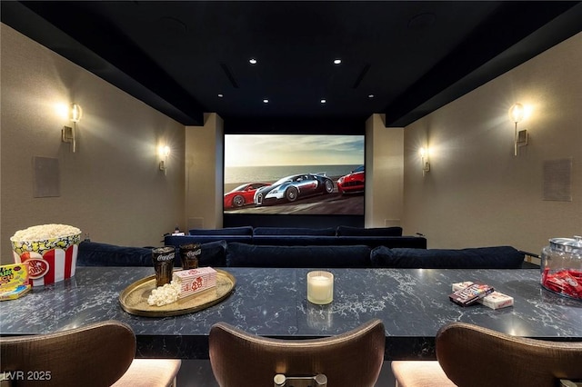 view of home theater