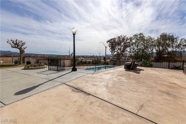 exterior space with a community pool