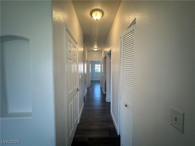 4730 E Craig Rd Unit 1172, Las Vegas, NV 89115 - corridor with dark wood-style floors