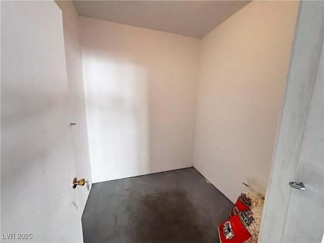 empty room with concrete floors