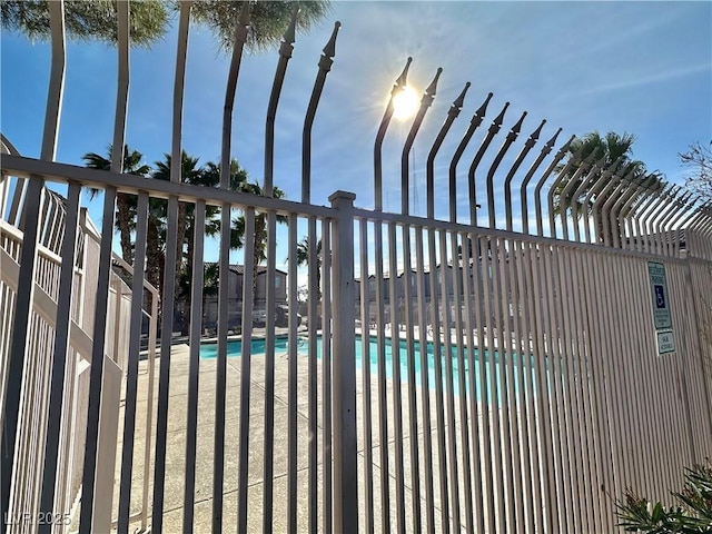 pool with fence