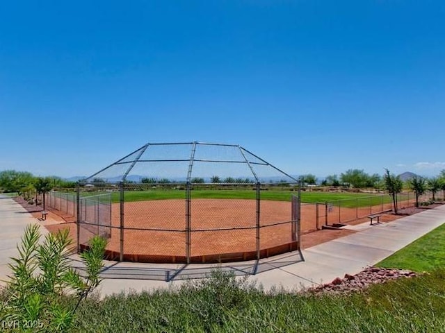 view of property's community with a rural view