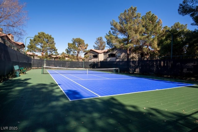 view of sport court