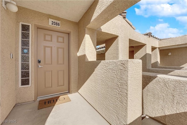 view of entrance to property