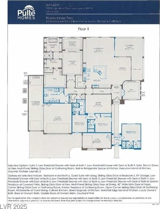 4630 Blushing Dawn Ave, Las Vegas, NV 89118 - property floor plan
