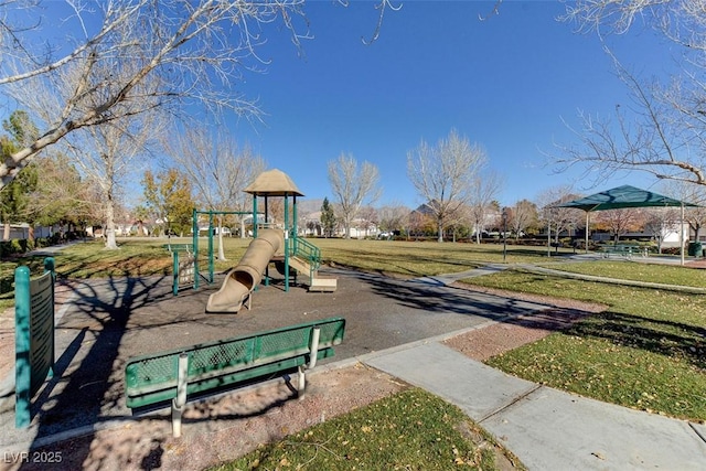 view of community playground