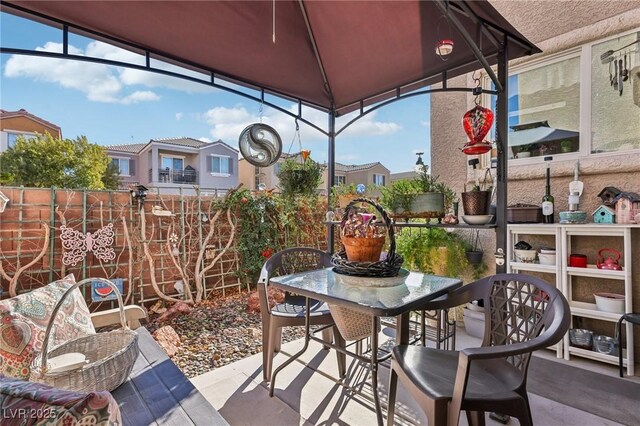 6527 Netherseal Ave, Las Vegas, NV 89139 - view of patio featuring a gazebo