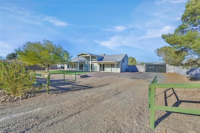 view of ranch-style house