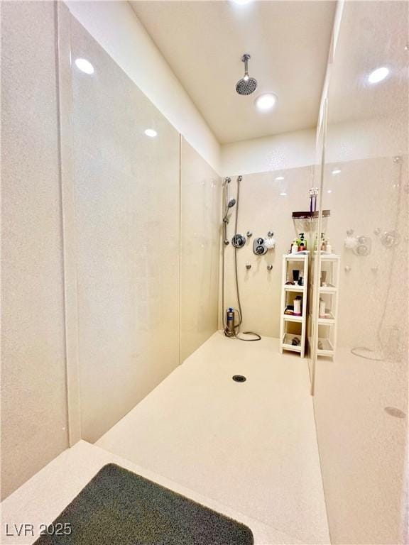 bathroom with walk in shower