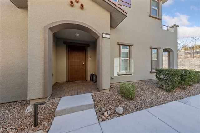 view of entrance to property