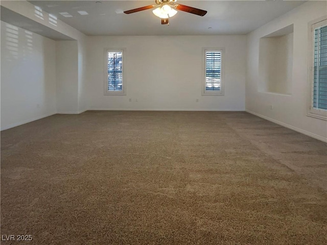 7719 Windy Meadow Ave, Las Vegas, NV 89178 - carpeted spare room with a ceiling fan and baseboards