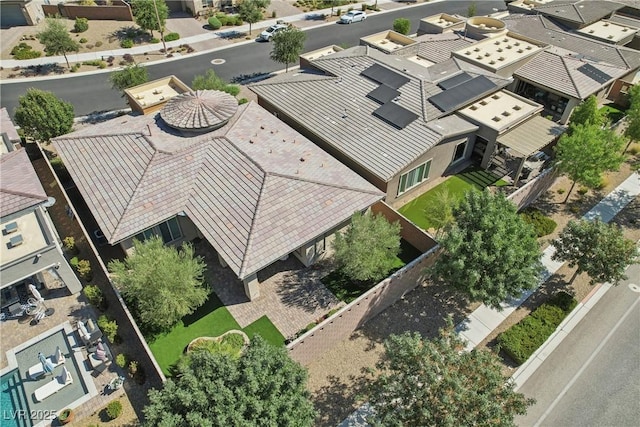 birds eye view of property featuring a residential view