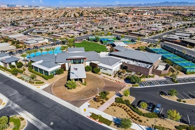 drone / aerial view featuring a residential view