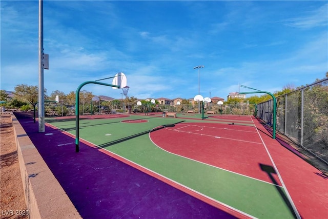 view of sport court