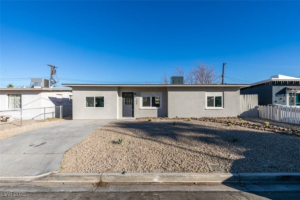 view of ranch-style home