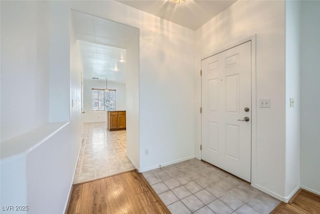 entryway featuring light hardwood / wood-style floors