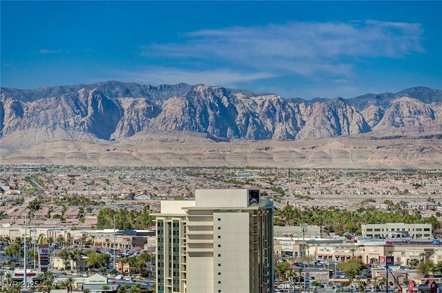 view of mountain feature