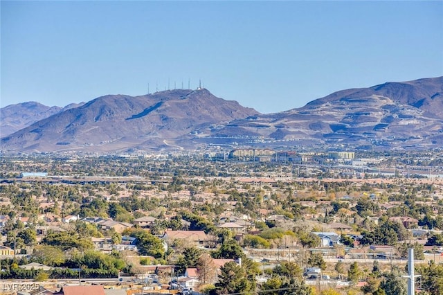 view of mountain feature