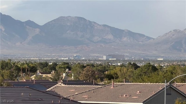 view of mountain feature