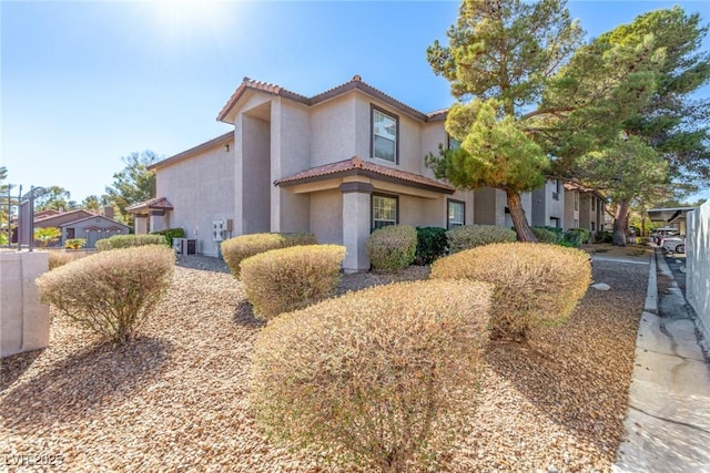 view of mediterranean / spanish house