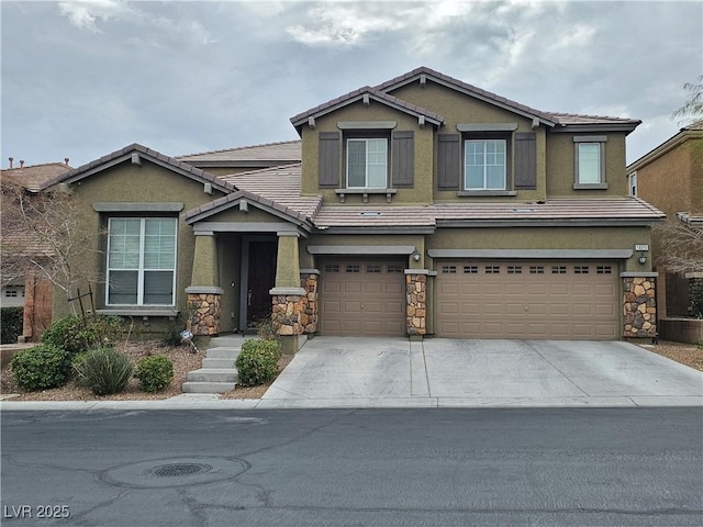 craftsman-style house featuring a garage