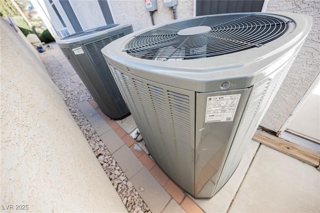 exterior details featuring cooling unit