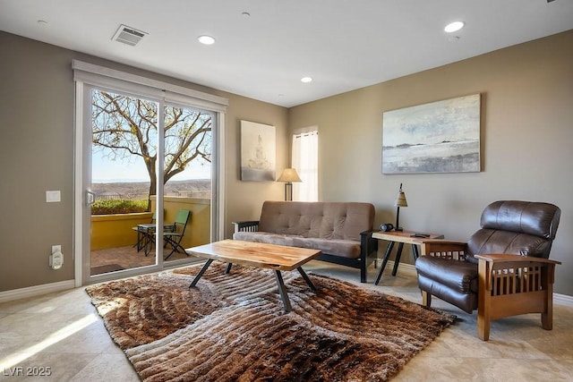 view of living room