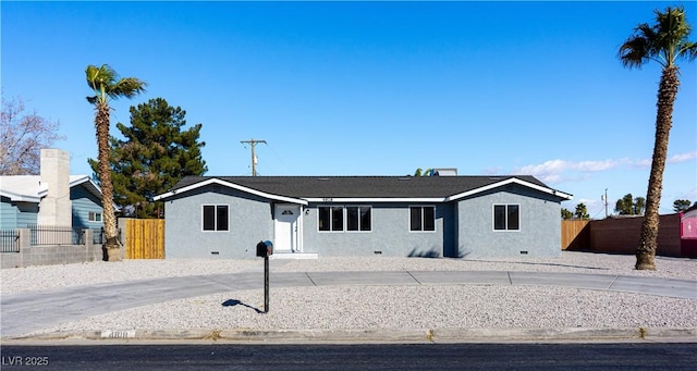 view of ranch-style house