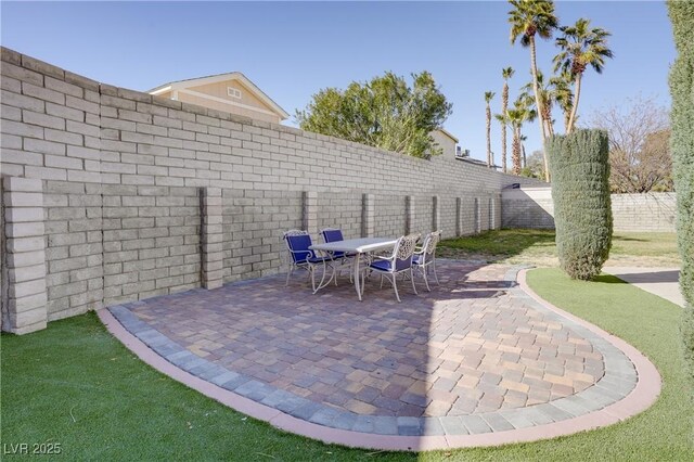 view of patio