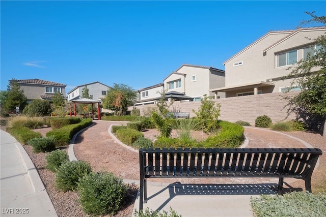 view of home's community featuring a gazebo