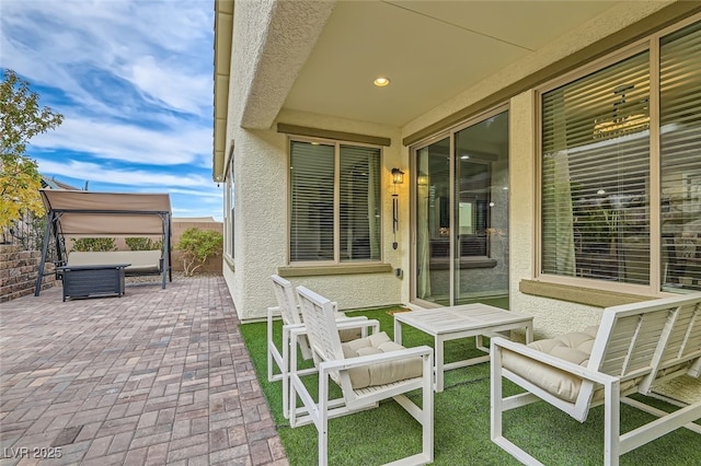 view of patio