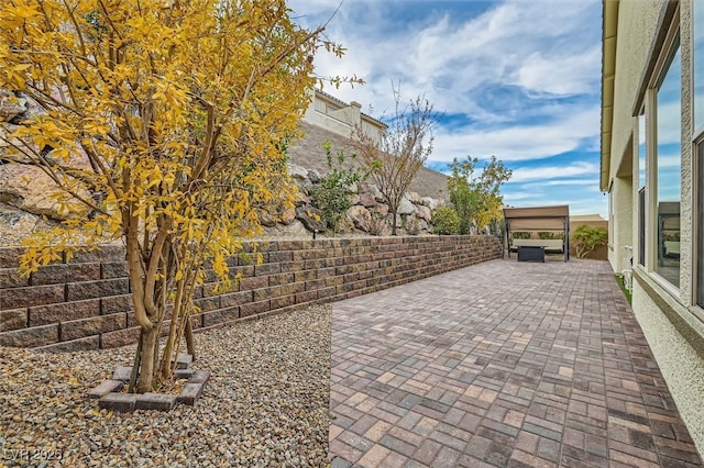 view of patio