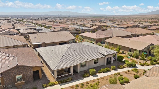 723 Orange Plume Walk Unit 0, Henderson, NV 89011 - drone / aerial view with a residential view and a mountain view