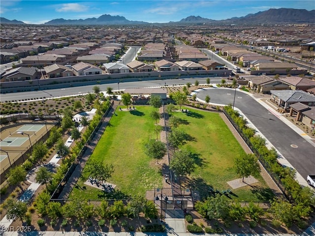 723 Orange Plume Walk Unit 0, Henderson, NV 89011 - aerial view with a residential view and a mountain view