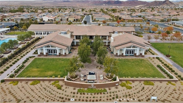 723 Orange Plume Walk Unit 0, Henderson, NV 89011 - aerial view with a residential view and a mountain view