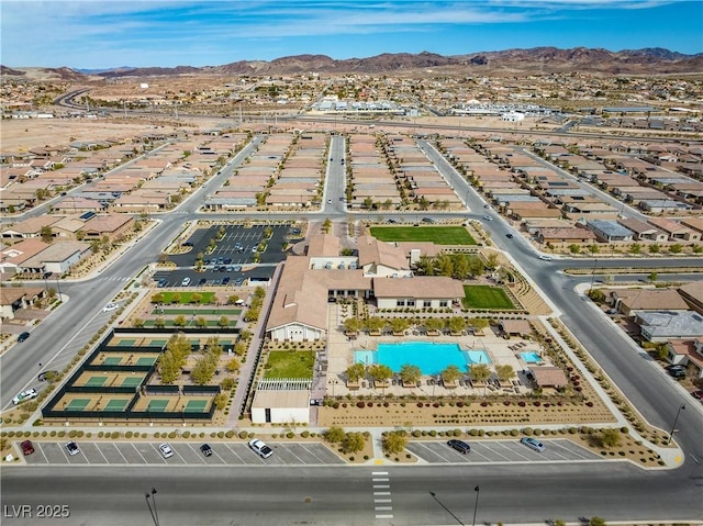 723 Orange Plume Walk Unit 0, Henderson, NV 89011 - aerial view featuring a mountain view